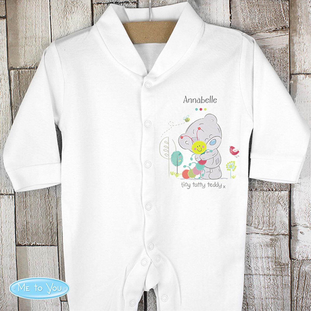 Personalised Tiny Tatty Teddy Cuddle Bug  Baby Grow 0-3 mths Extra Image 2
